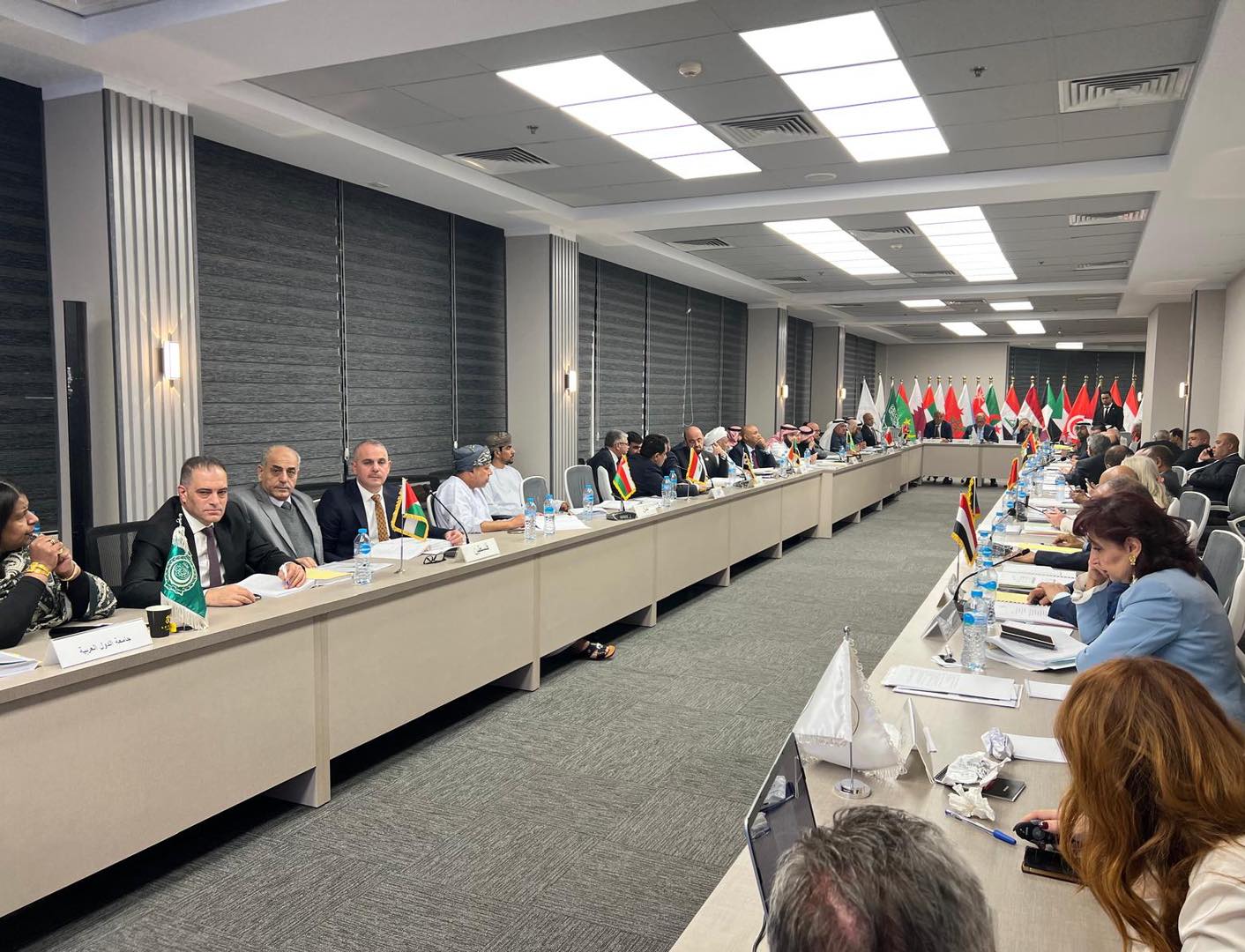 غرفة تجارة رفح تشارك في اجتماعات اتحاد الغرف العربية بالقاهرة