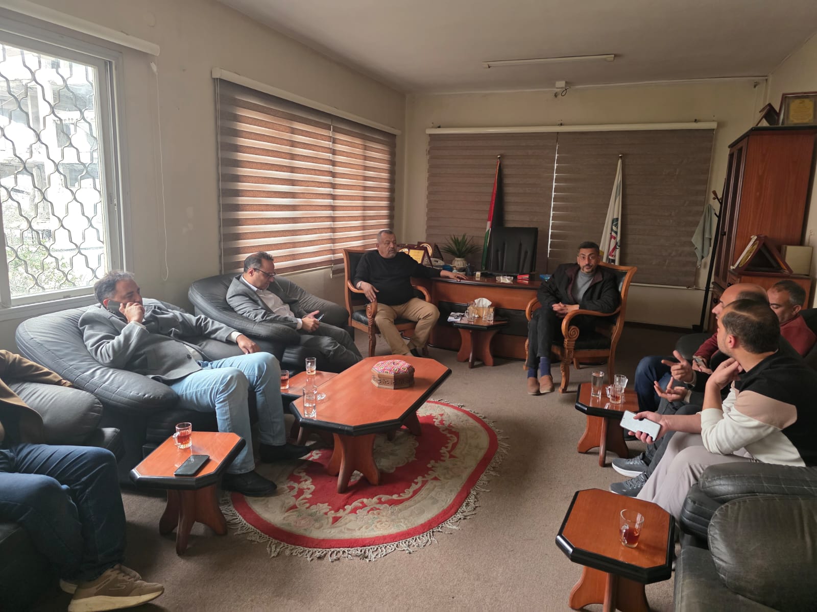 غرفة تجارة رفح تشارك في لقاءات إعداد برنامج التعافي الاقتصادي بقطاع غزة